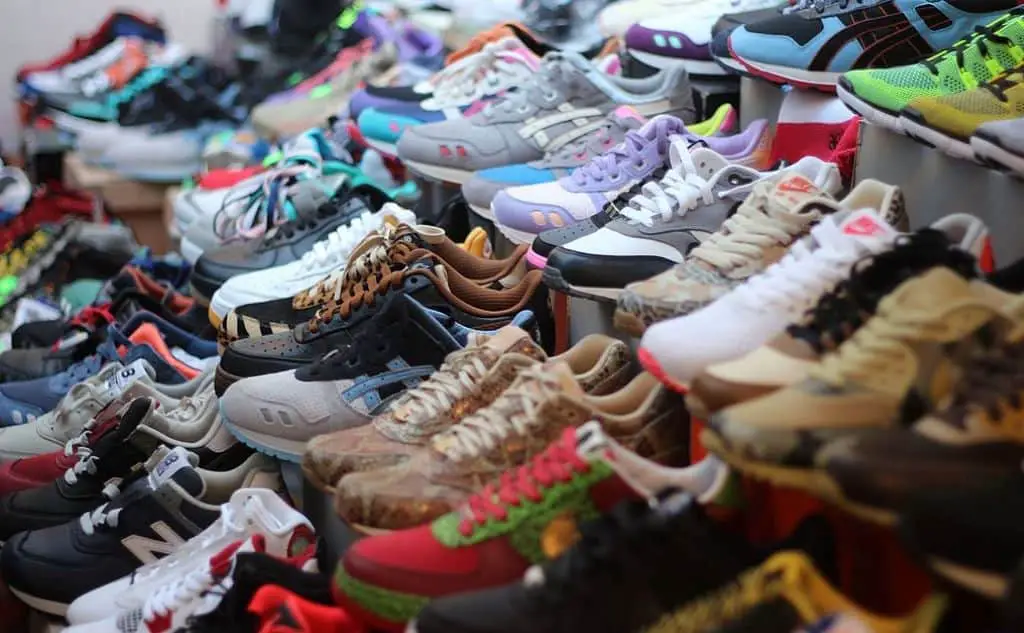 large sneakers collection