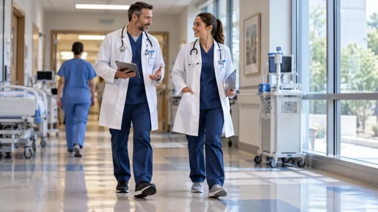 doctors wearing suitable shoes