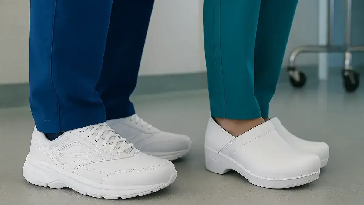 best white nursing shoes