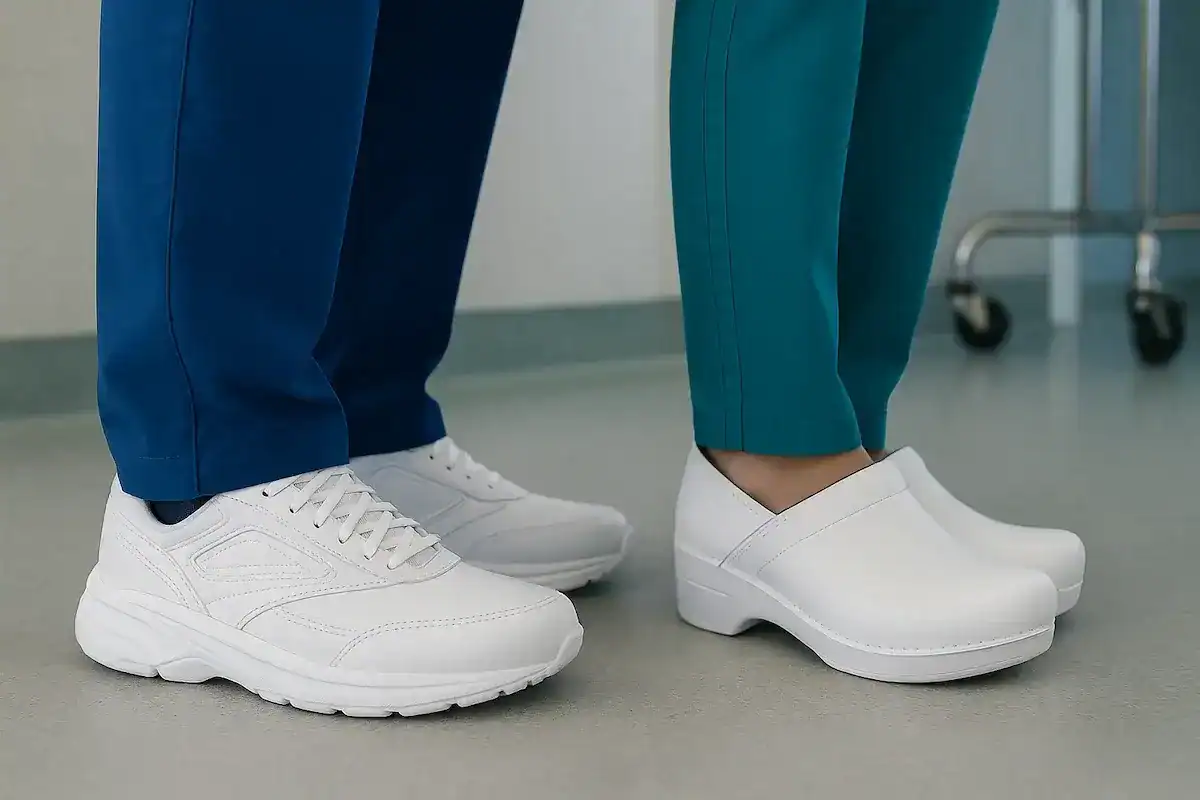 best white nursing shoes