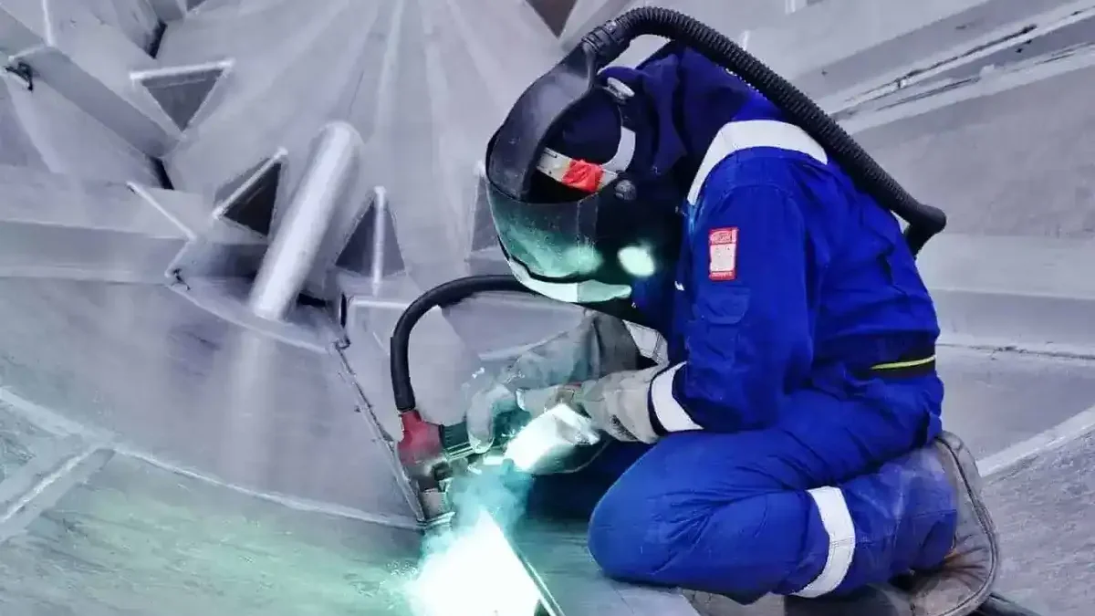 male welder