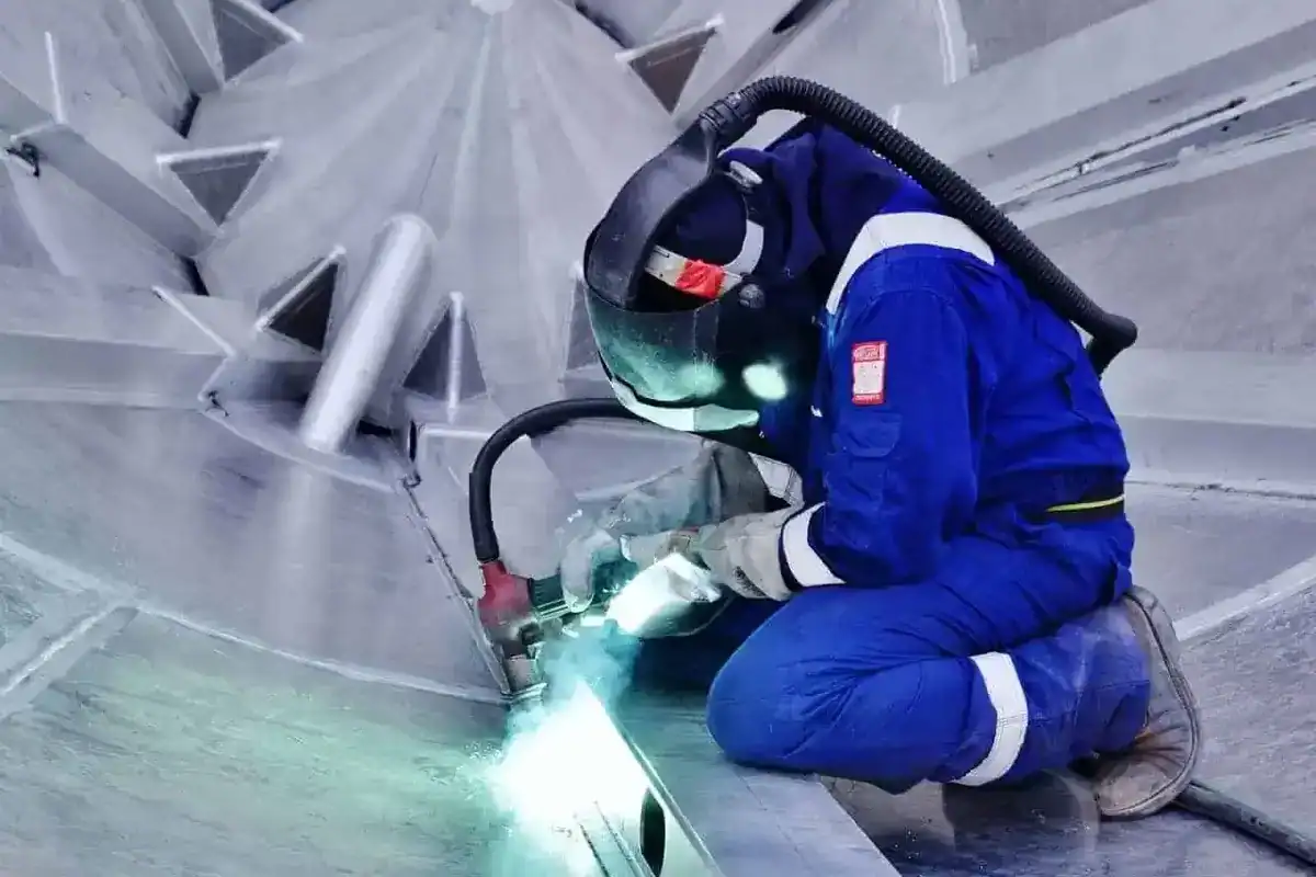 male welder