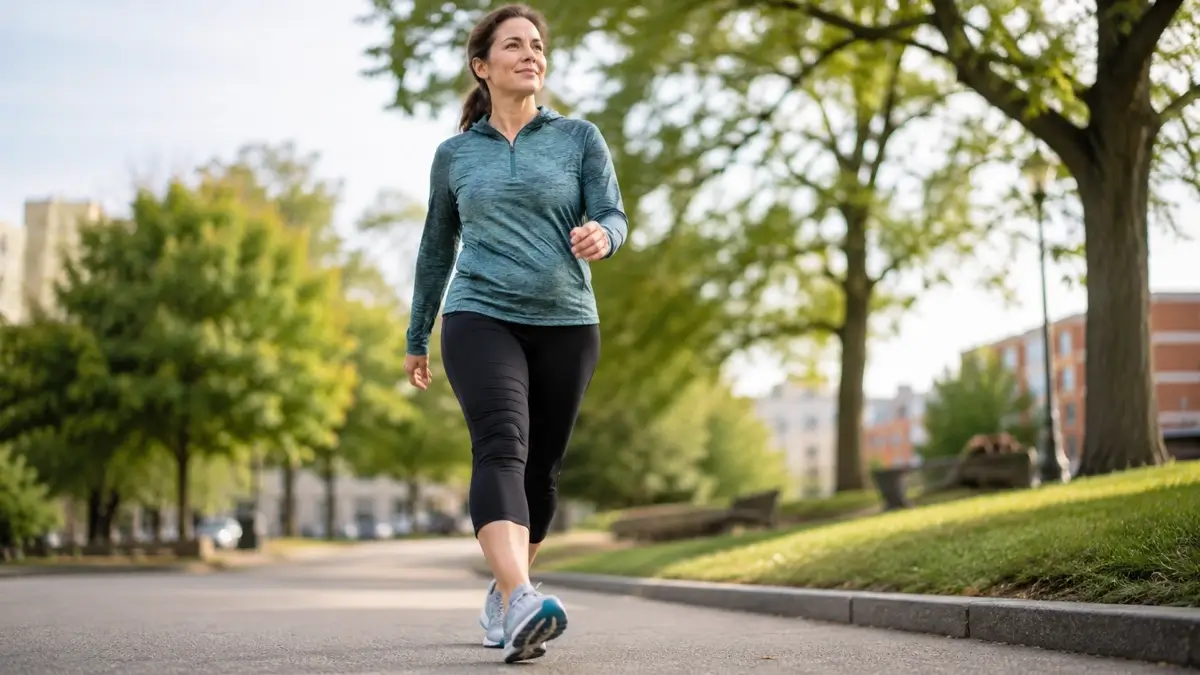 woman walking