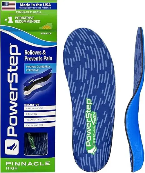 PowerStep Pinnacle High Arch Support Insoles