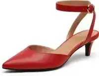 kitten heels red