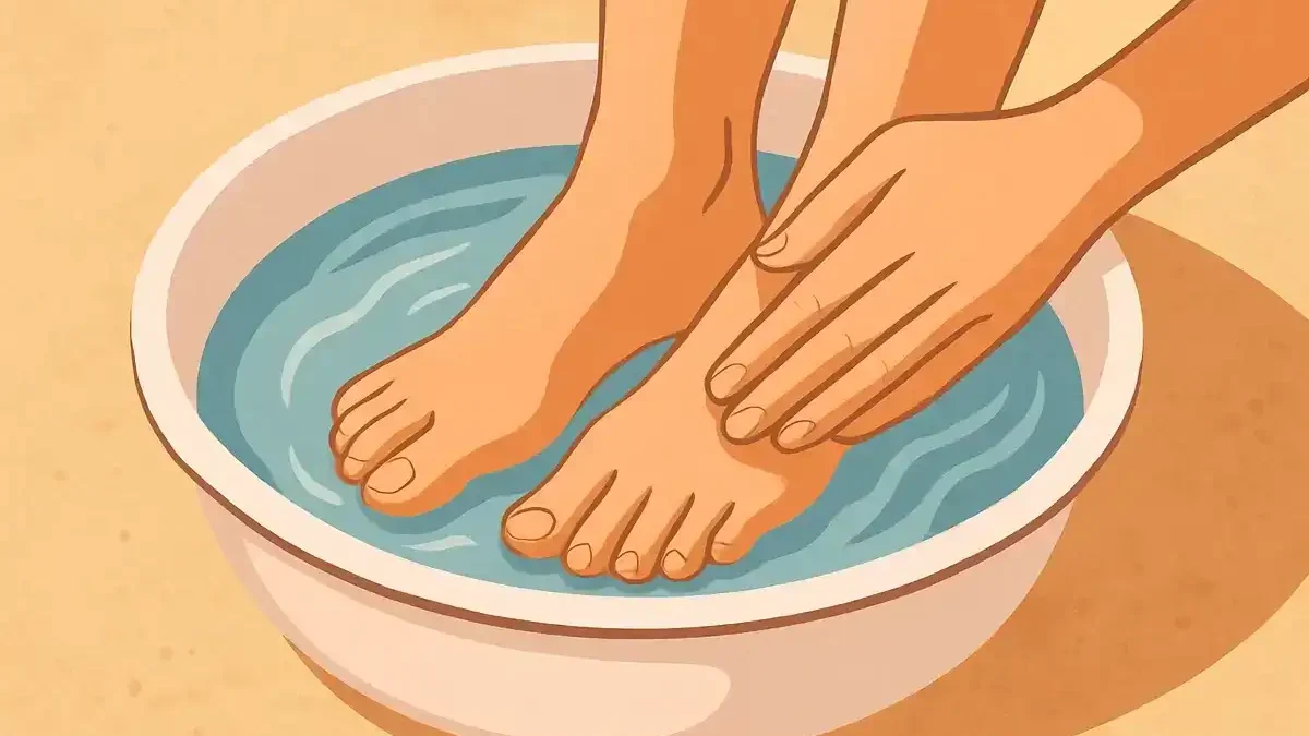 home reemedy for neuropathy in the form of a foot bath