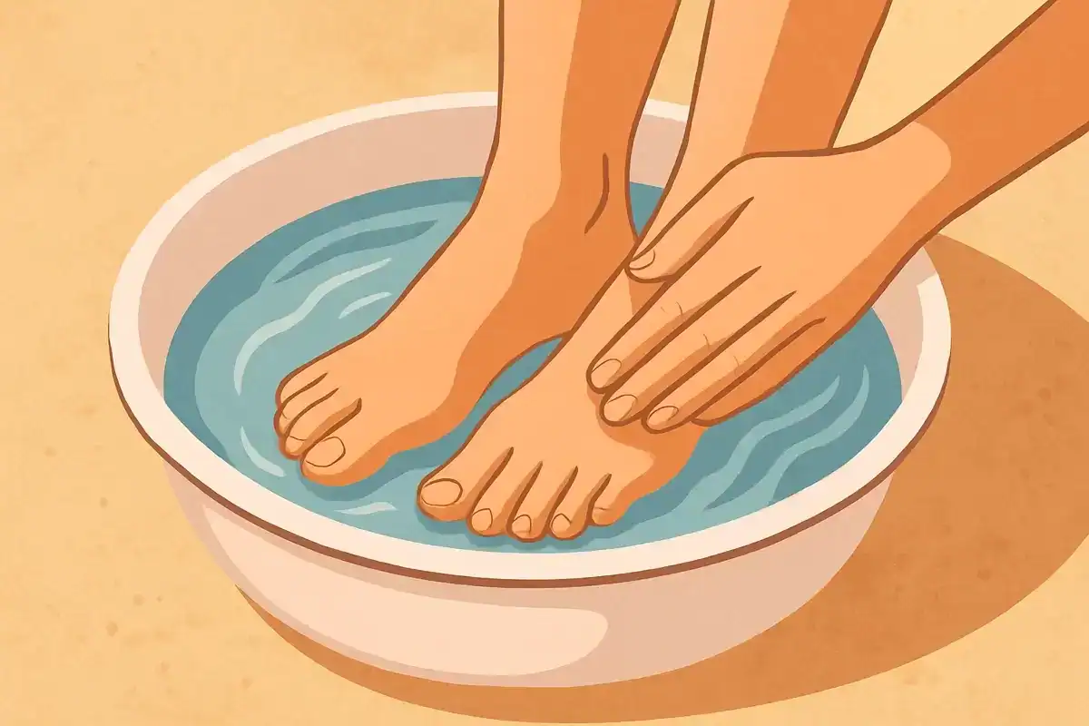 home reemedy for neuropathy in the form of a foot bath