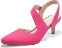 mysoft pink kitten heels