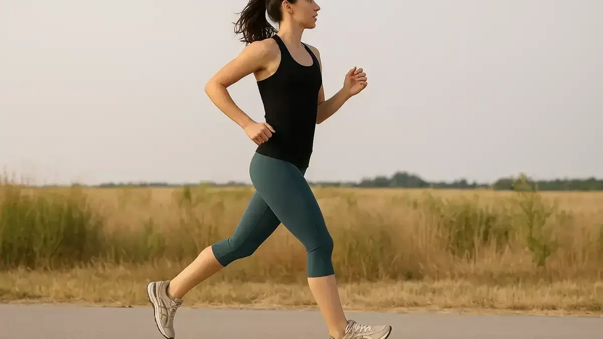 motion control shoes on female runner