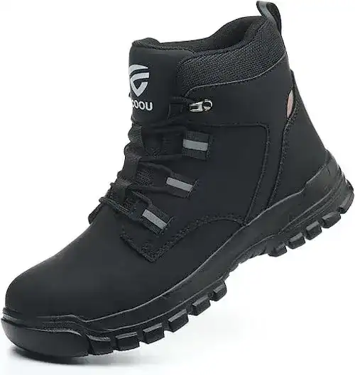 COOU Steel Toe Work Boot