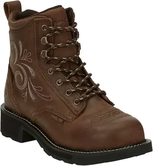 justin steel toe womens work
