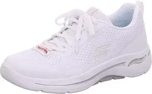Skechers Go Walk Arch Fit White Sneakers