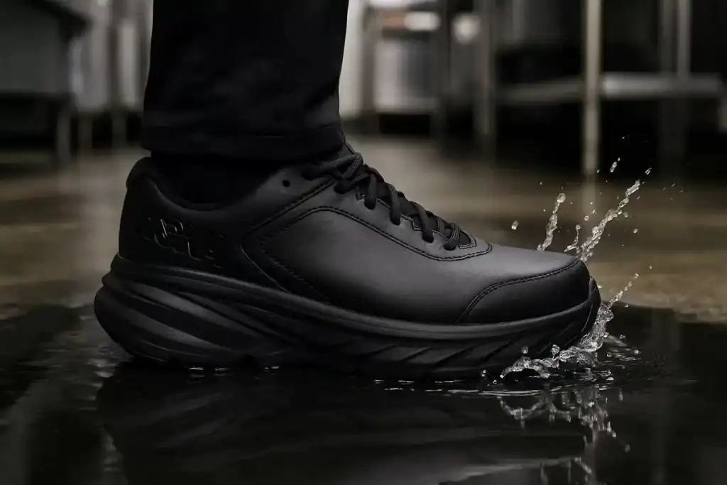 slip resistant hoka bondi sr