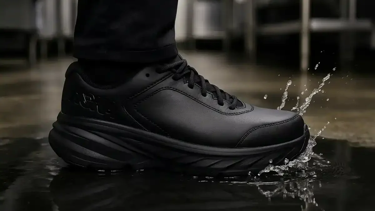 slip resistant hoka bondi sr