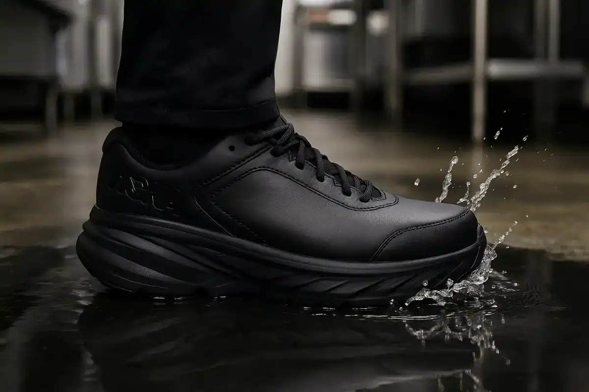 slip resistant hoka bondi sr