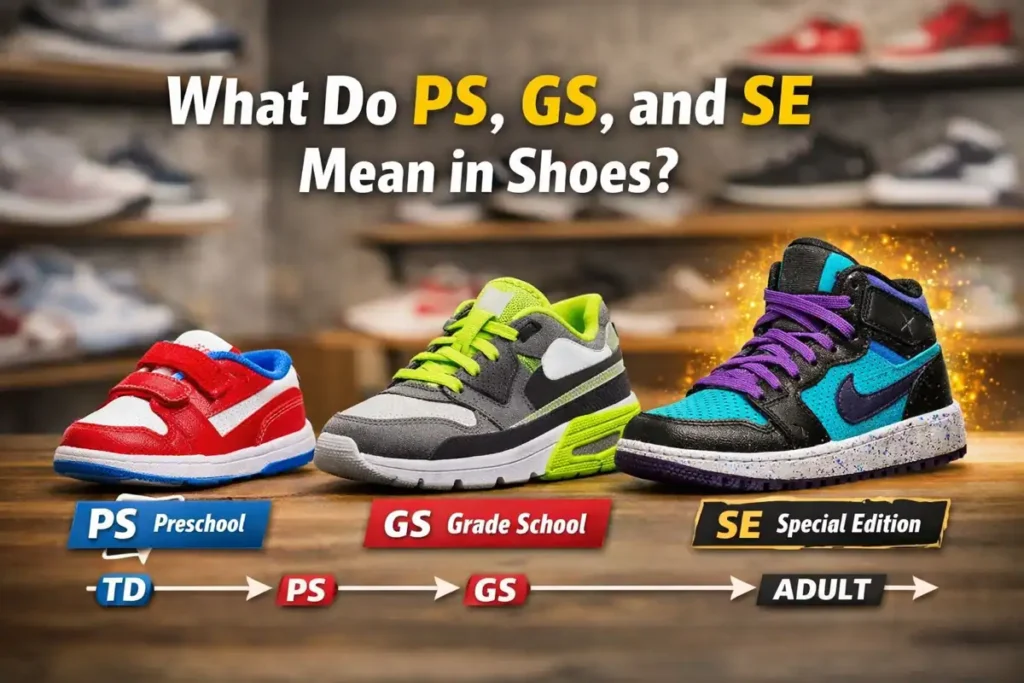 kids shoe acronyms