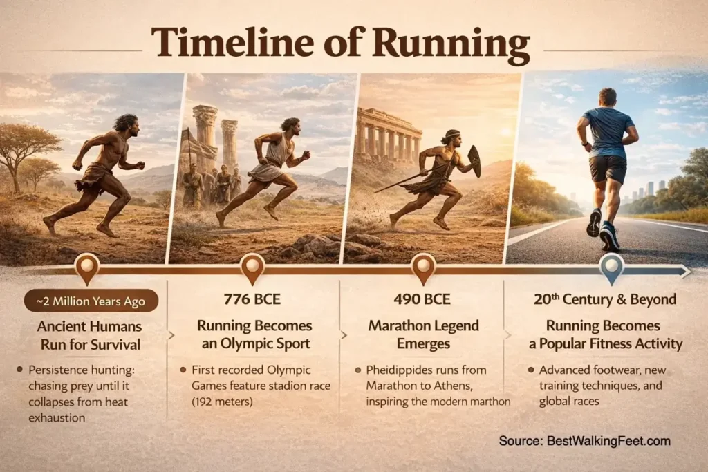 Timeline of Running