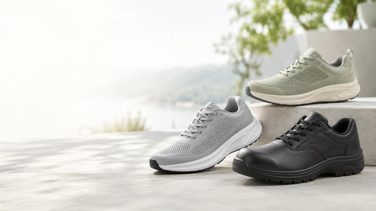 Walking and running shoes