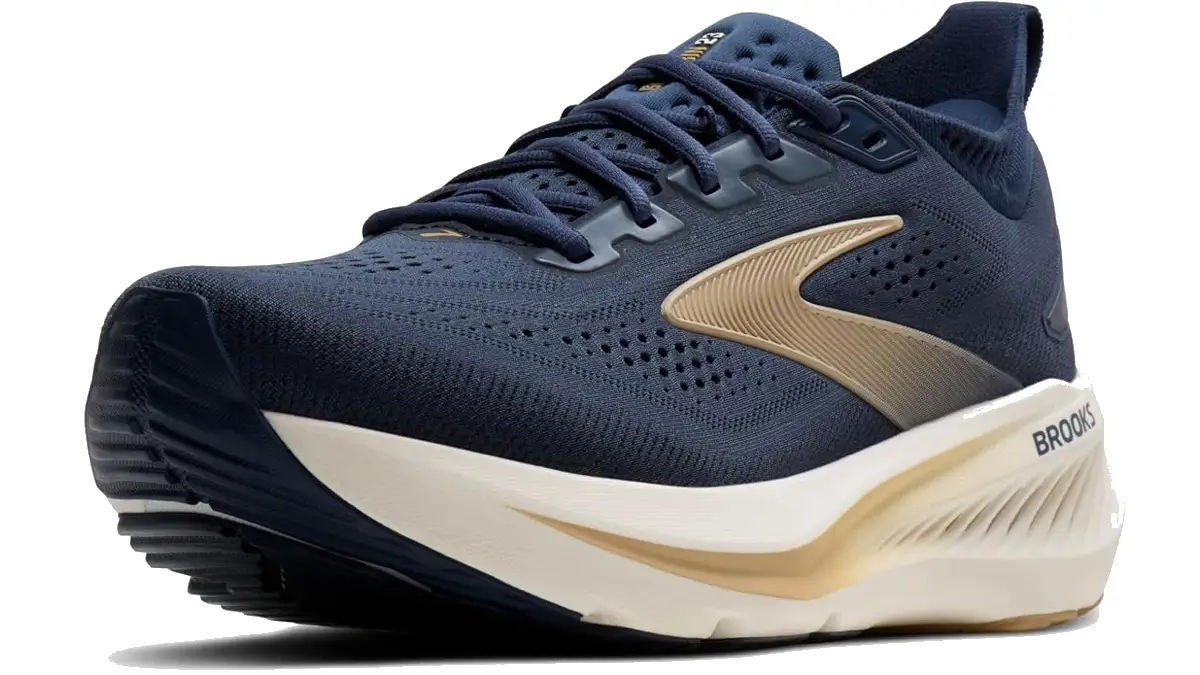 Brooks Glycerin 23 running shoe, angled view