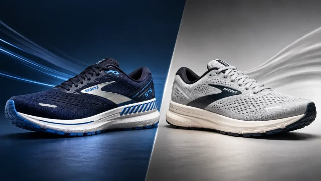 brooks gts vs non-gts shoes