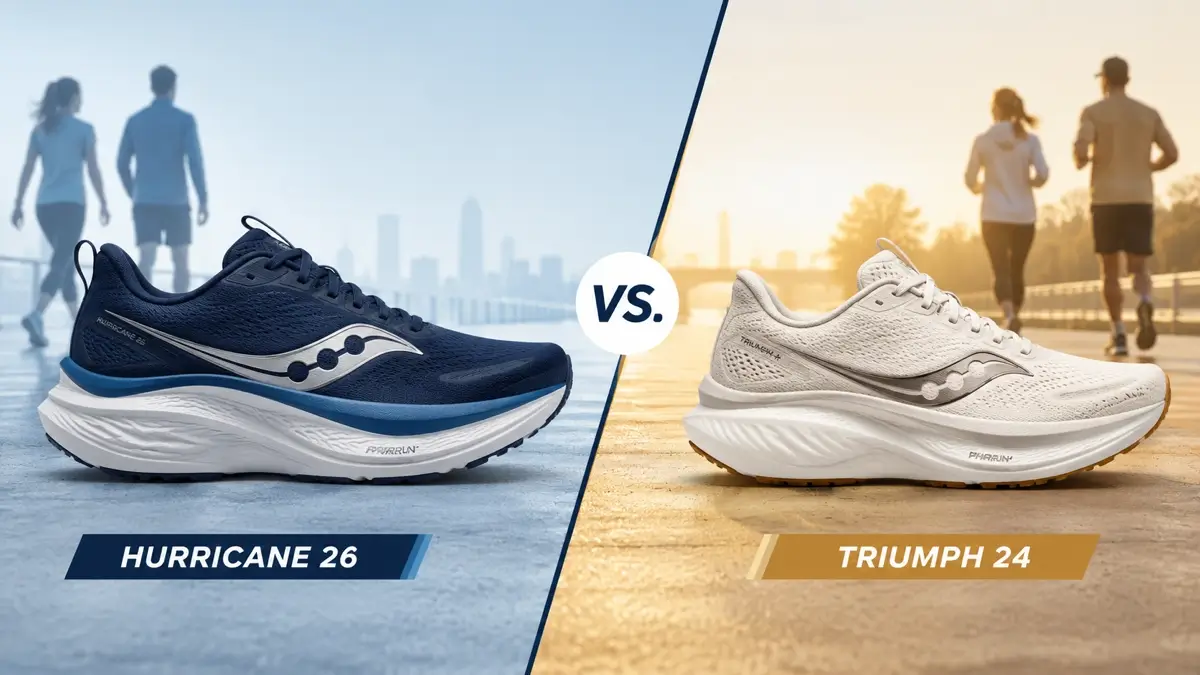 Saucony Hurricane 26 vs Saucony Triumph 24