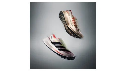 Adidas Terrex Agravic Speed Ultra 2 trail running shoes showing outsole lugs