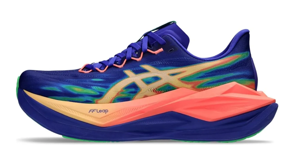 ASICS Superblast 3 shoe, side profile view