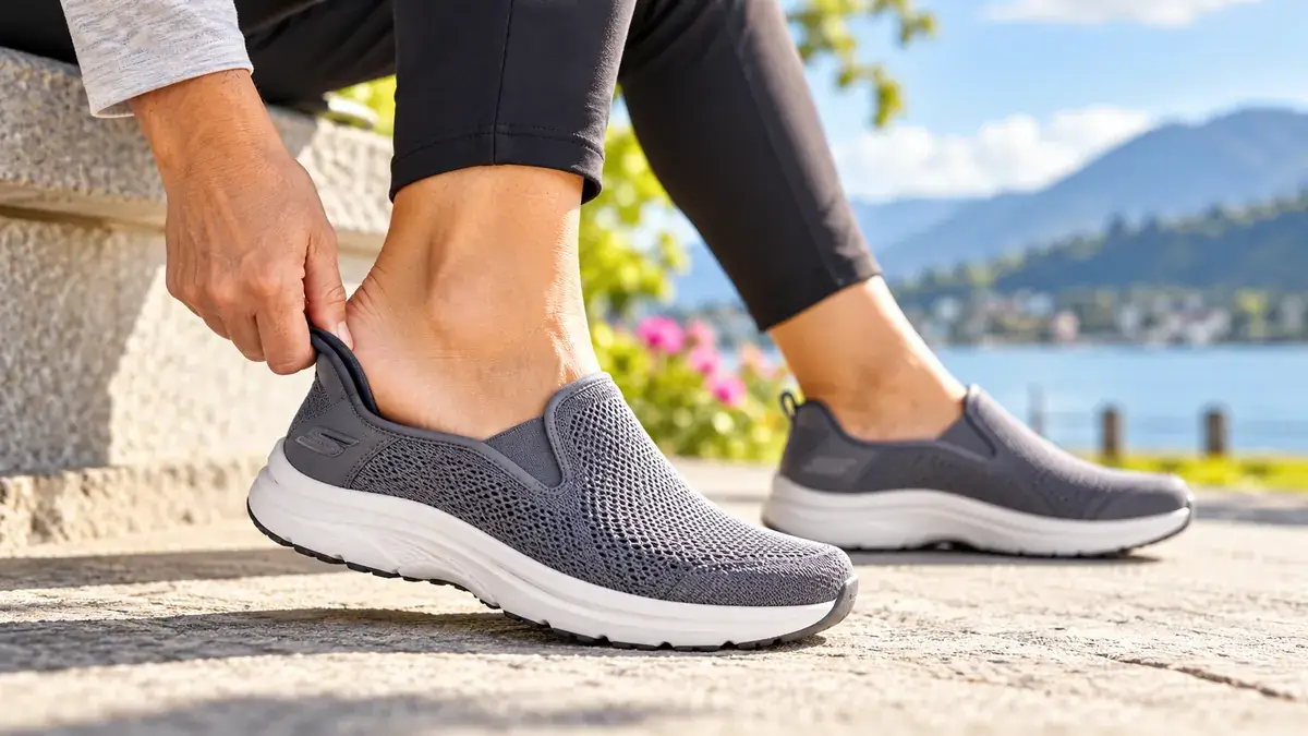 putting on easy on shoes