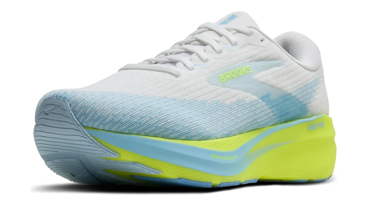 Brooks Ghost AMP shoe, side profile view