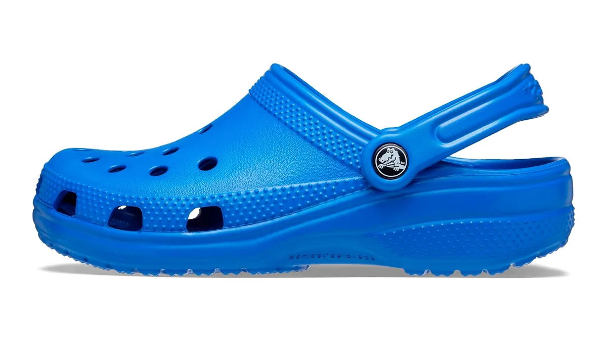 Crocs Classic Clog shoe, side profile view