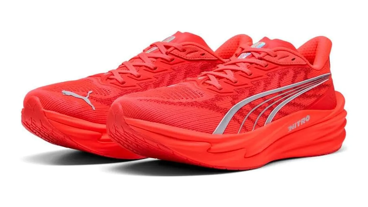 Puma Deviate Nitro 4 shoe, side profile view